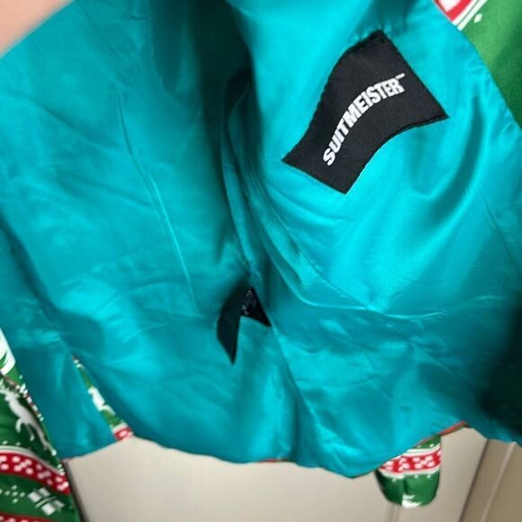 Suit Meister Christmas Suit Set Skirt & Blazer Ugly Sweater print - Picture 5 of 9